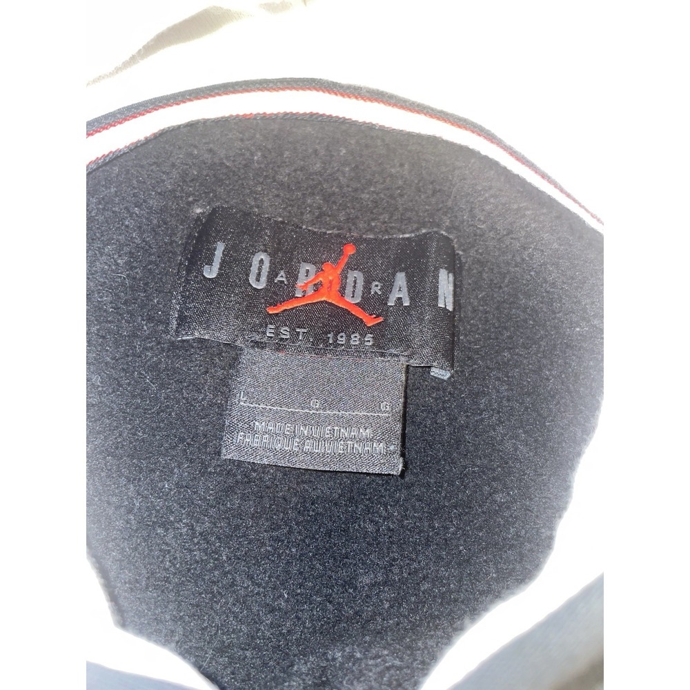 Nike Jordan Jumpman Essentials Graphic Hoodie (Men's Size L) Black / White - Picture 3 of 5